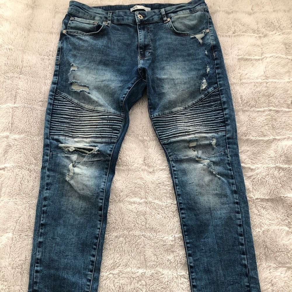 Zara Moto Jeans